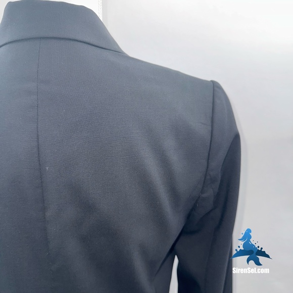 1162 J.Crew Wool Blend Blazer – Size 2 – Black - Picture 9 of 16